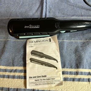 Remington wet to straight flat iron